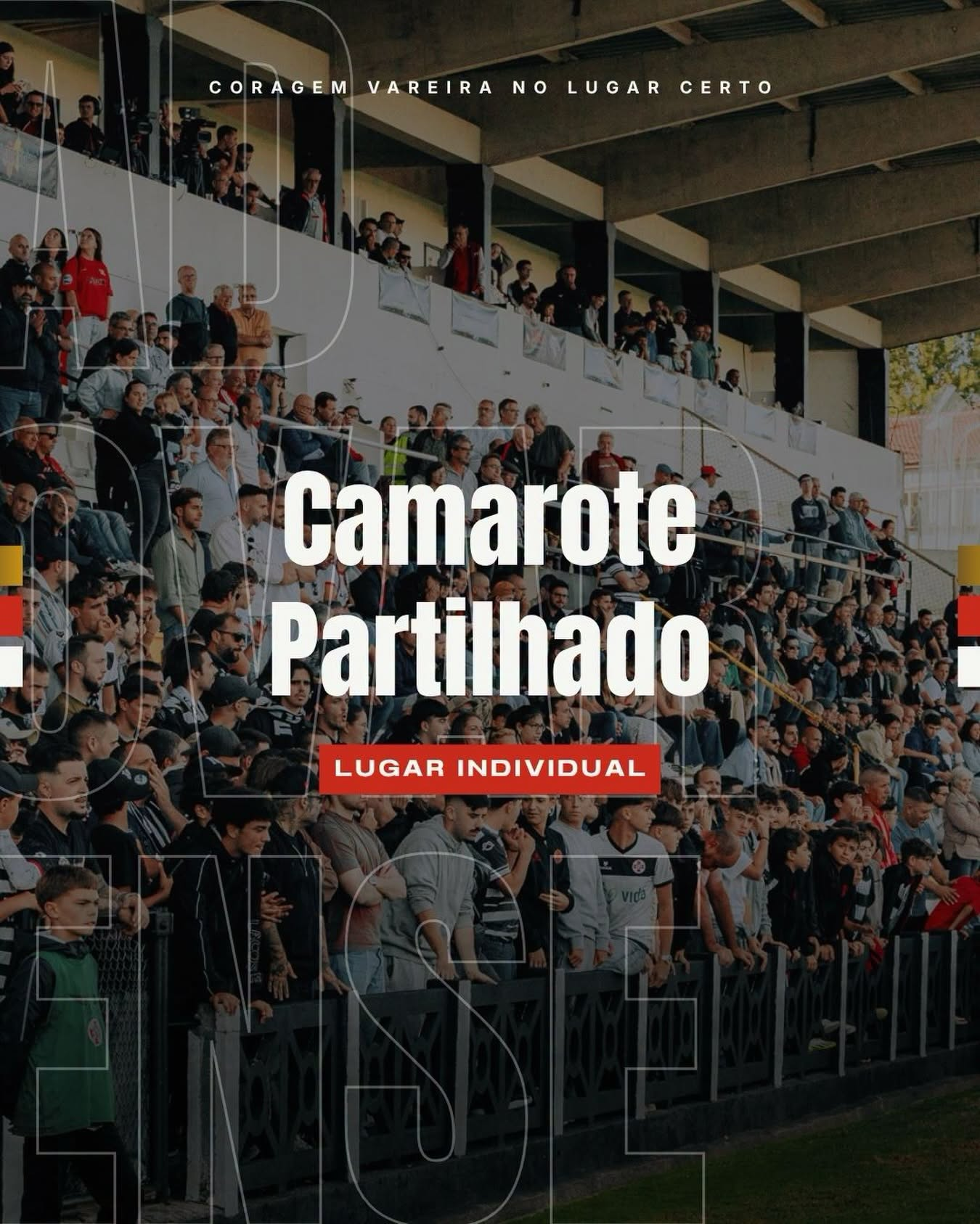 Camarote partilhado, uma nova forma de viver a Ovarense
