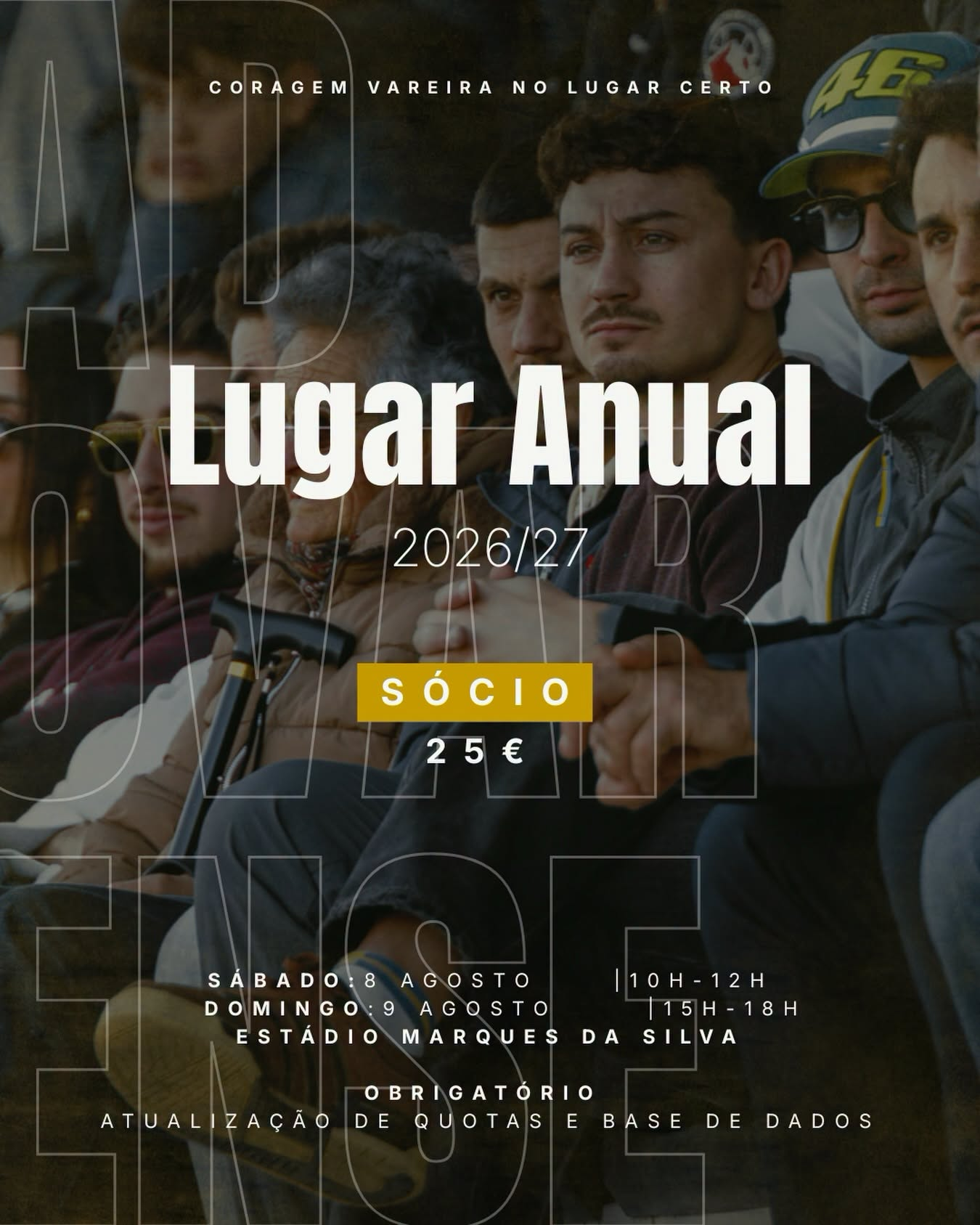 A coragem Vareira tem um lugar certo